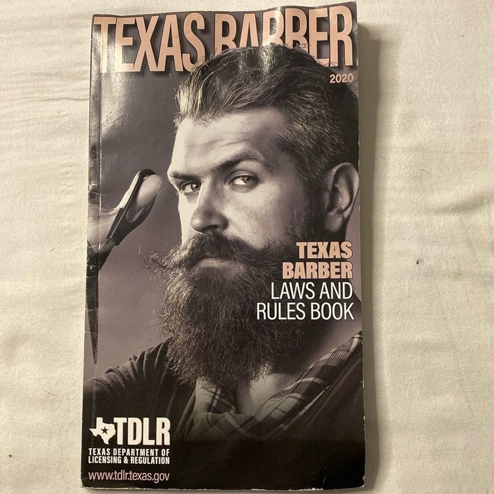 Texas Barber Laws and Rules Book 2020 TDLR Barbering Regulations‎ EUC